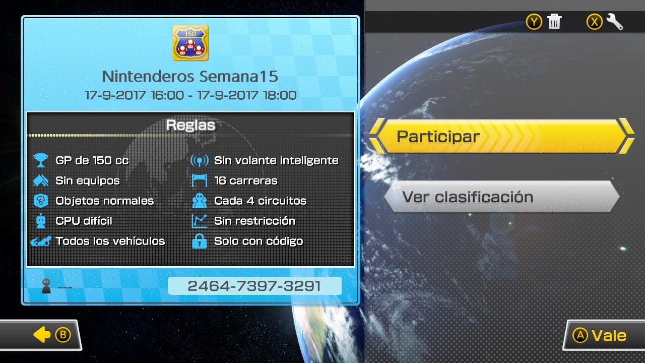 Torneo oficial nacional de Mario Kart 8 Deluxe | Nintenderos semana 15